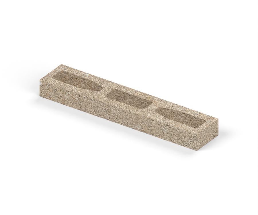 Bloque Arquitectónico 6×12×60 cm — Arena