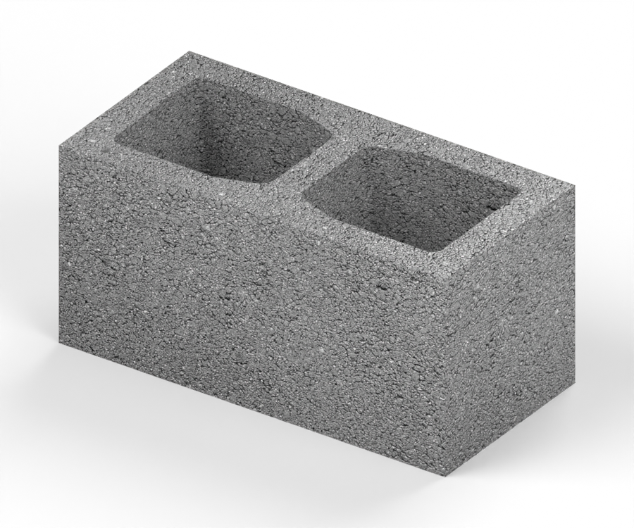 Bloque Estructural 20×20×40 cm — Gris cemento